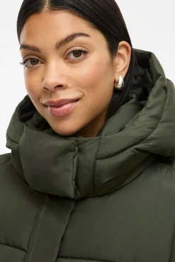 Mujer Vila Chaquetas|Plumíferos Y Acolchados>Abrigo acolchado con capucha