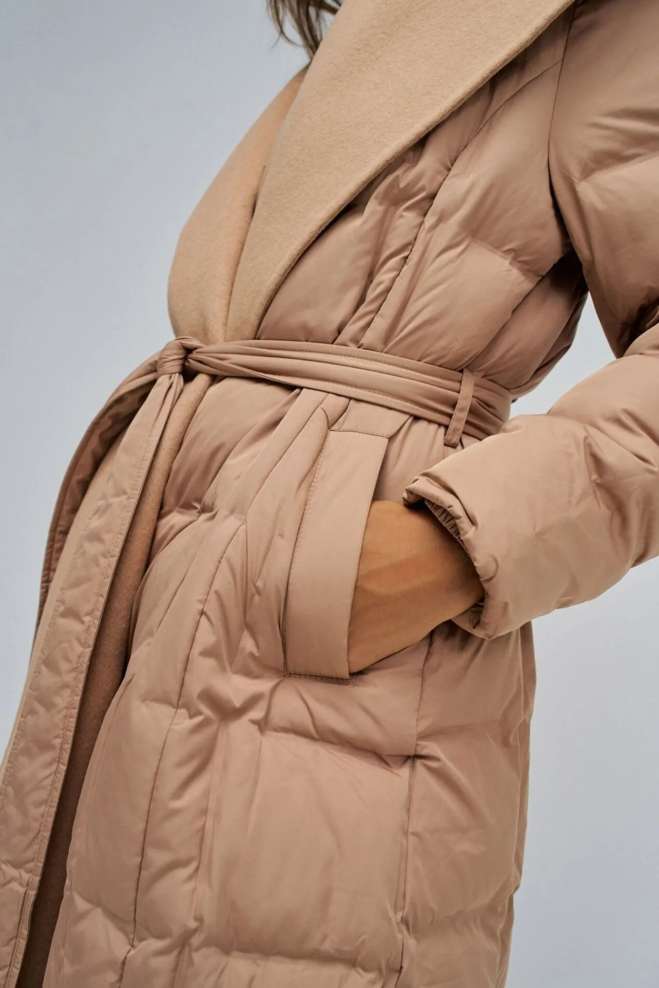 Mujer Salsa Jeans Plumíferos Y Acolchados|Abrigos>Abrigo acolchado largo