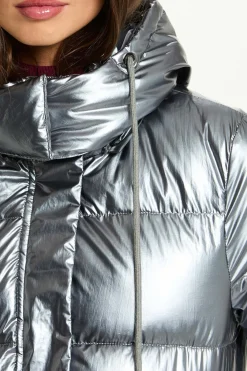 Mujer Morgan Plumíferos Y Acolchados|Abrigos>Abrigo acolchado largo brillante