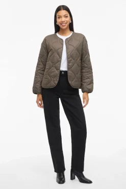 Mujer Vila Chaquetas|Plumíferos Y Acolchados>Abrigo acolchado ultraligero