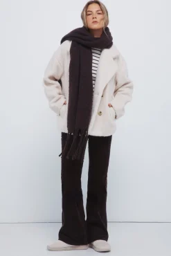 Mujer Springfield Abrigos>Abrigo borreguito doble abotonadura