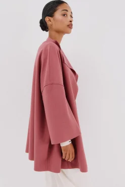 Mujer Cortefiel Abrigos>Abrigo capa con tejido ligero