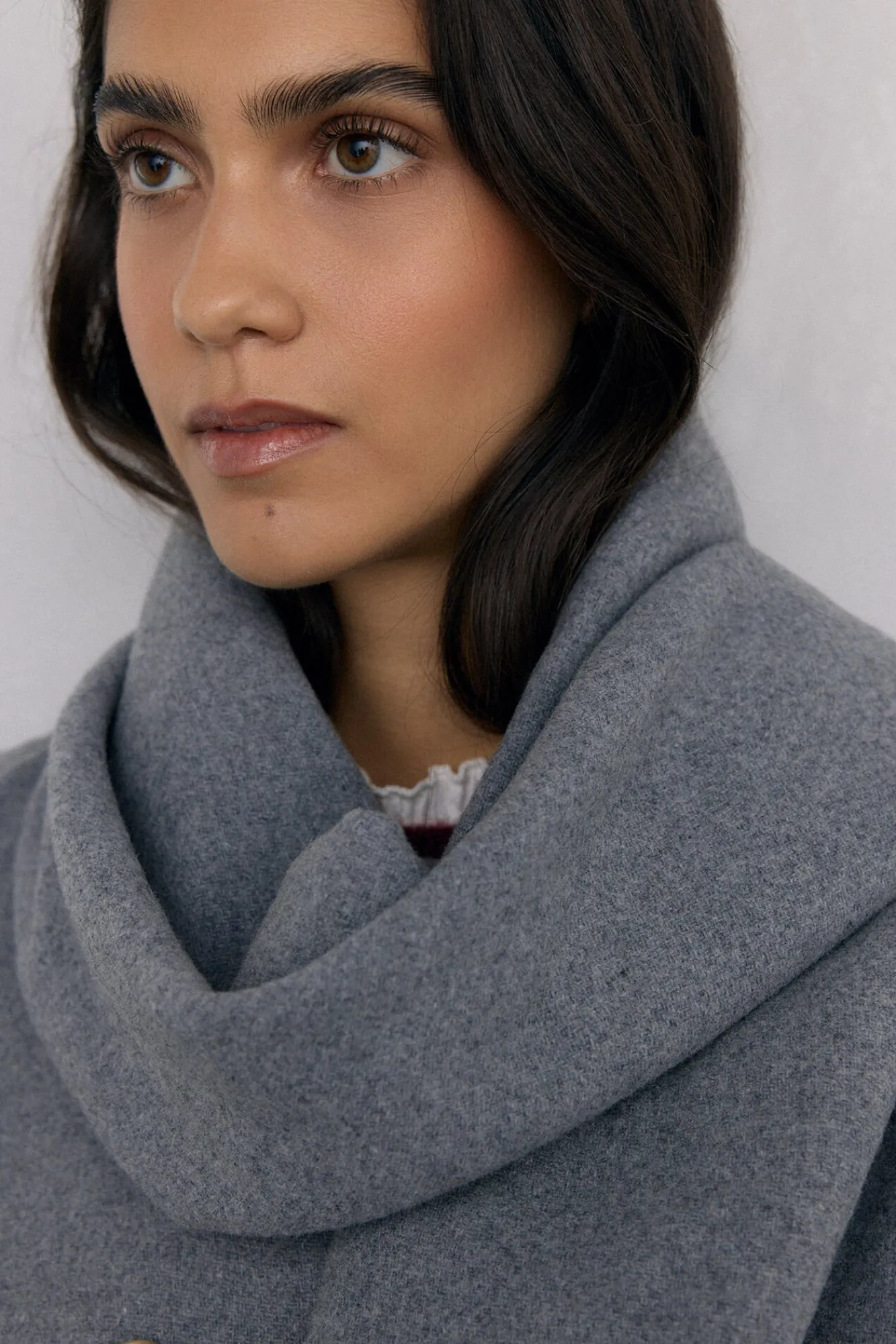 Mujer Pedro del Hierro Abrigos>Abrigo con bufanda