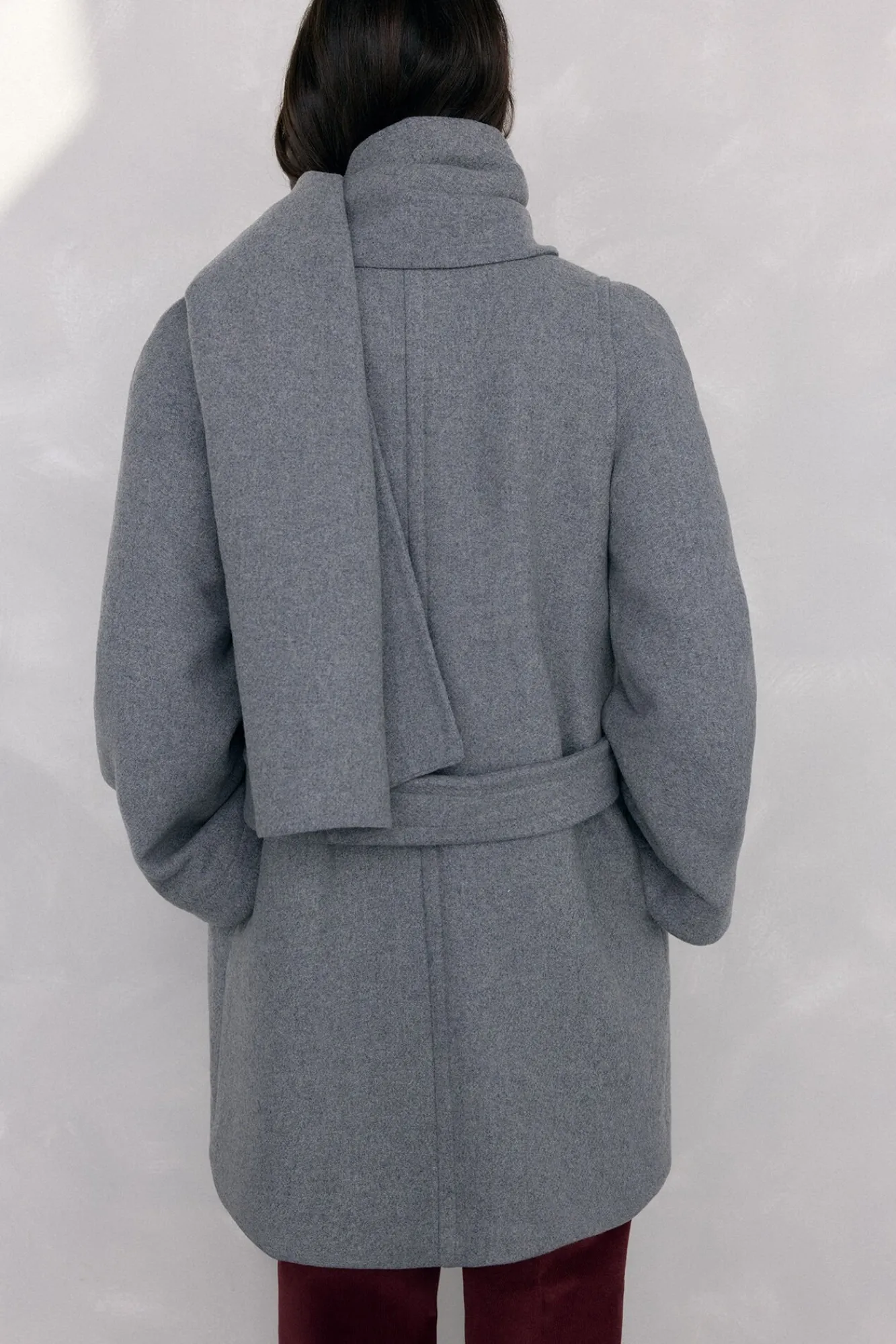 Mujer Pedro del Hierro Abrigos>Abrigo con bufanda