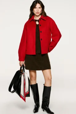 Mujer Selected Chaquetas|Abrigos>Abrigo corto de lana