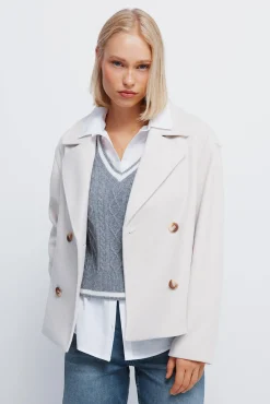 Mujer Springfield Abrigos>Abrigo corto doble botonadura