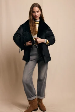 Mujer Slowlove Abrigos>Abrigo corto efecto doble faz