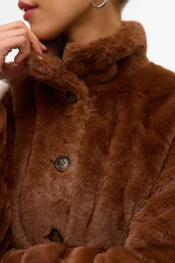 Mujer Vero Moda Chaquetas|Abrigos>Abrigo corto efecto pelo