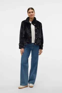 Mujer Vero Moda Chaquetas|Abrigos>Abrigo corto efecto pelo