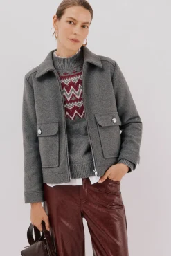 Mujer Cortefiel Abrigos>Abrigo corto paño