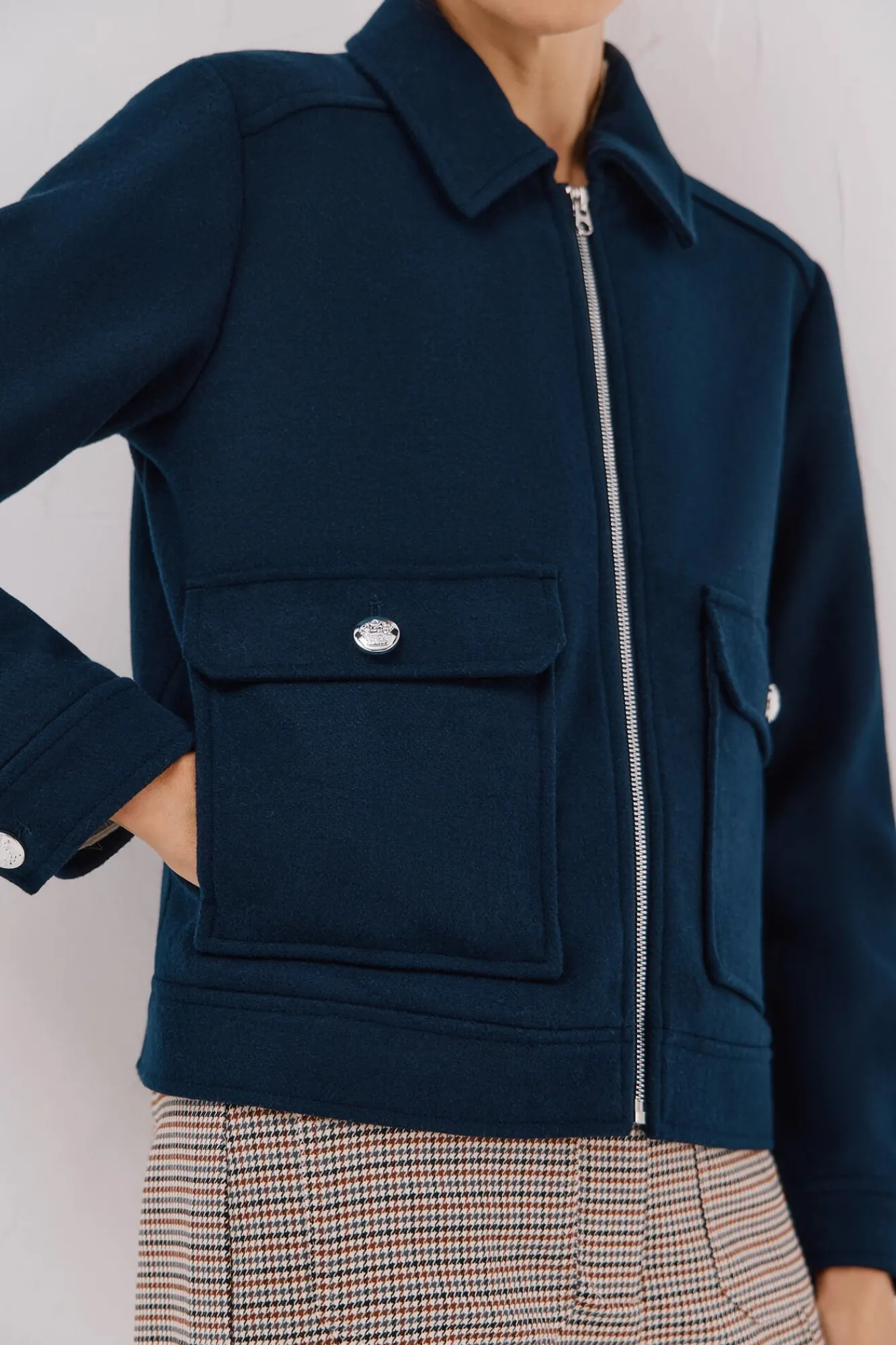 Mujer Cortefiel Abrigos>Abrigo corto paño