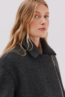 Mujer Cortefiel Abrigos>Abrigo corto silueta biker