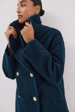 Mujer Cortefiel Abrigos>Abrigo corto tejido suave