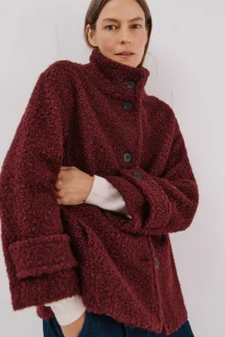 Mujer Cortefiel Abrigos>Abrigo corto tejido suave