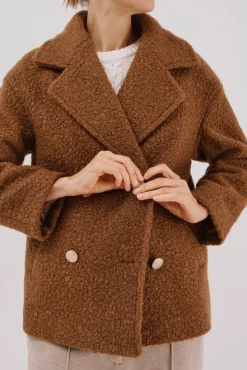 Mujer Cortefiel Abrigos>Abrigo corto tejido suave