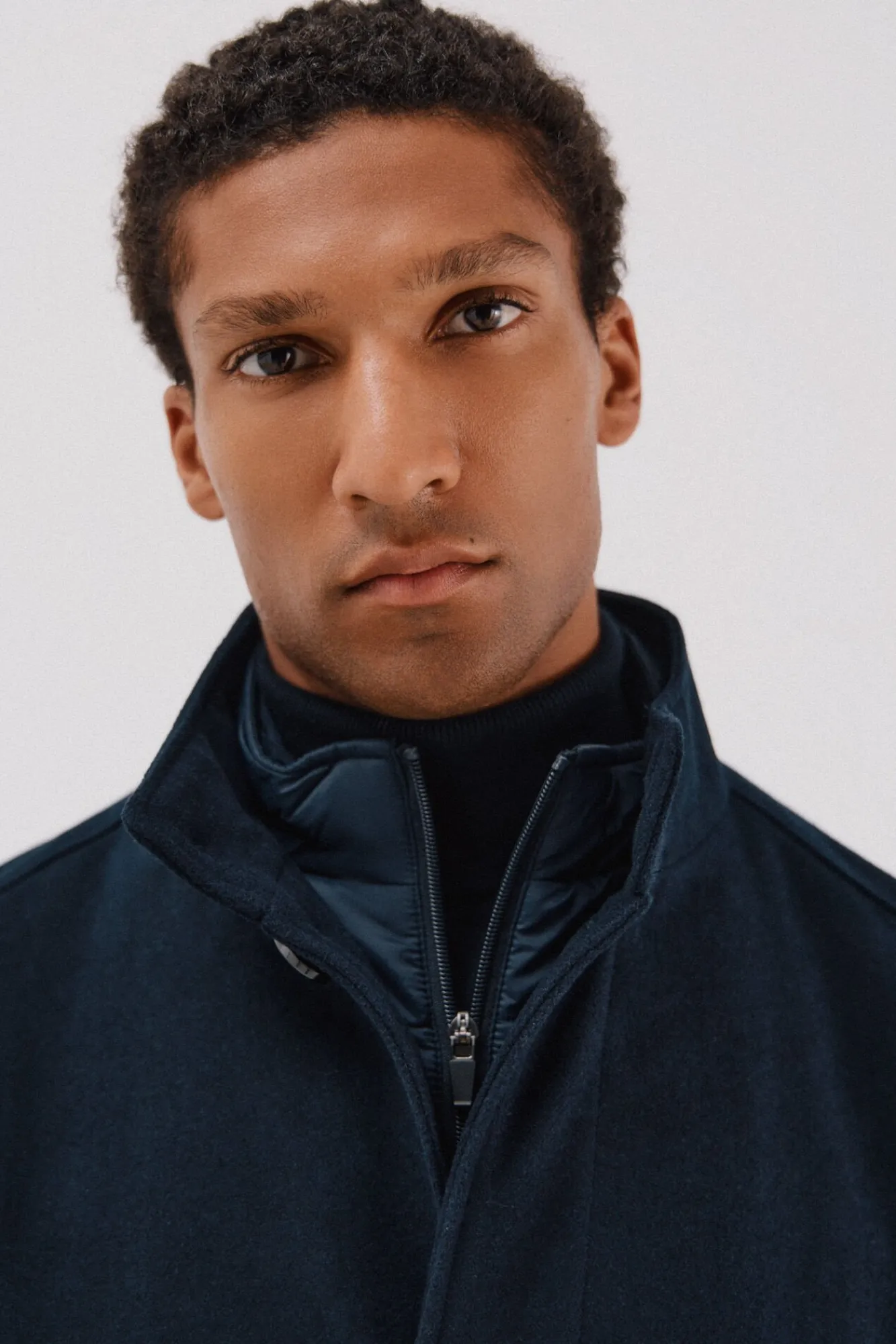 Hombre Cortefiel Abrigos>Abrigo cuello tira vistas desmontables