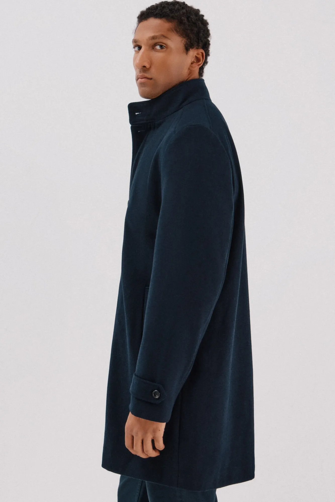 Hombre Cortefiel Abrigos>Abrigo cuello tira vistas desmontables