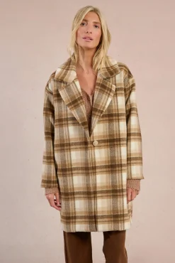 Mujer Molly Bracken Chaquetas|Abrigos>Abrigo de manga larga con cuello solapa