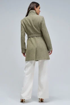 Mujer Salsa Jeans Chaquetas|Abrigos>Abrigo de paño