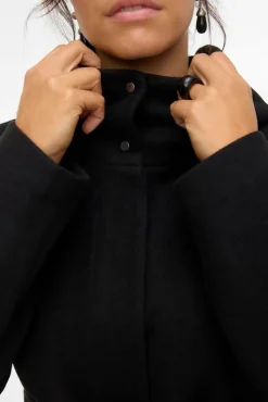 Mujer Vero Moda Curve Chaquetas|Abrigos>Abrigo de paño con capucha Curve