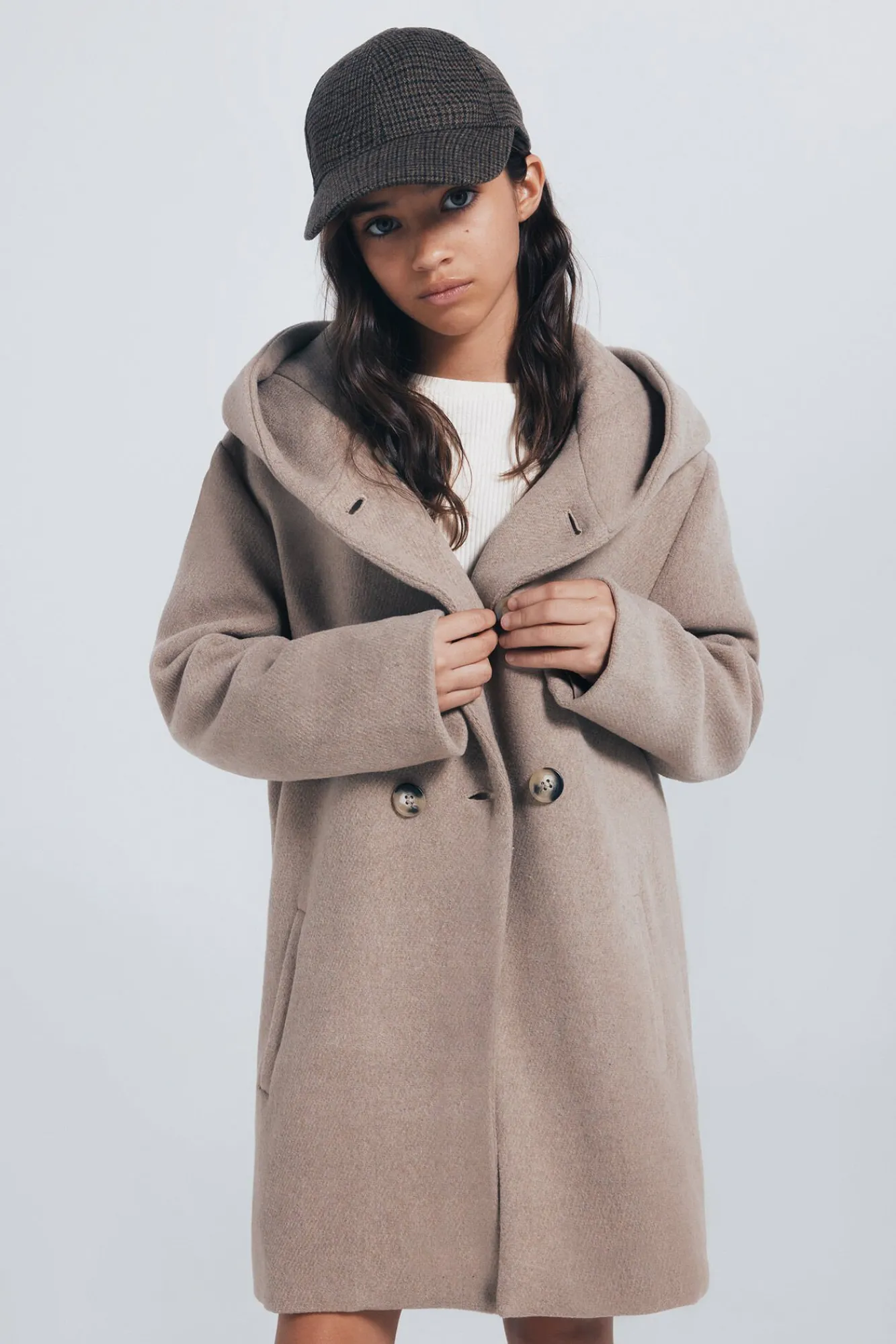 Niños Springfield Kids Abrigos>Abrigo de paño cruzado niña