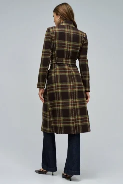 Mujer Salsa Jeans Chaquetas|Abrigos>Abrigo de paño grace largo con cinturón