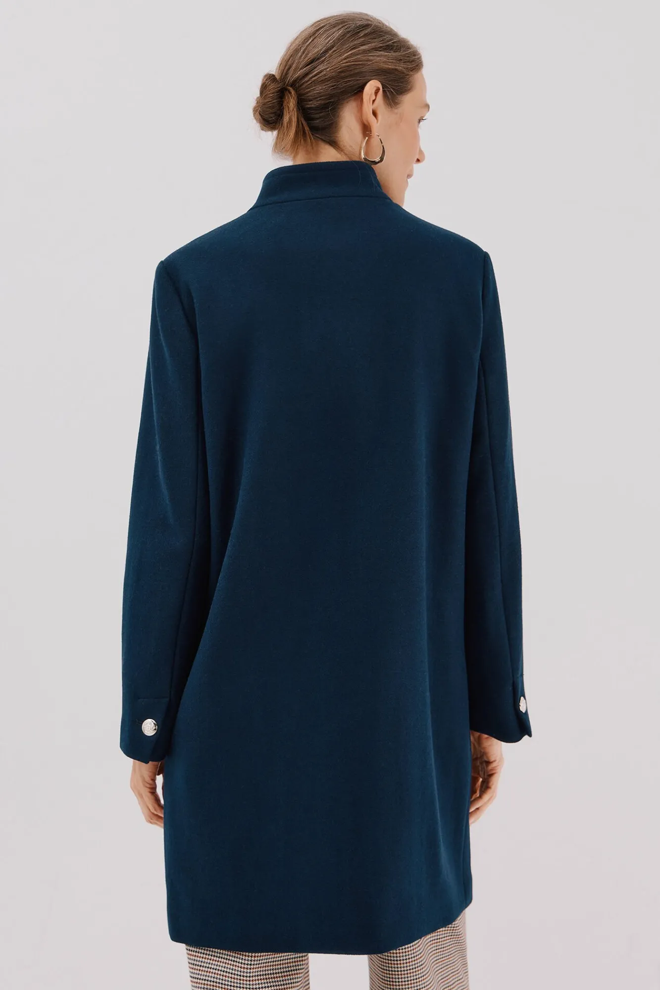 Mujer Cortefiel Abrigos>Abrigo doble cruce botón dorado