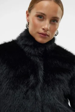 Mujer Vero Moda Chaquetas|Abrigos>Abrigo efecto pelo