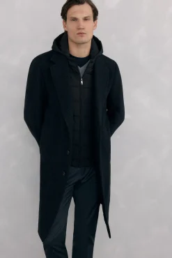 Hombre Pedro del Hierro Abrigos>Abrigo espiga vistas desmontables