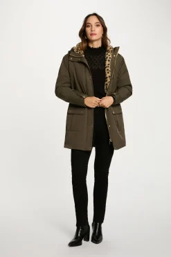 Mujer Morgan Abrigos>Abrigo larga de pelo sintético