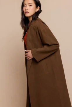 Mujer Slowlove Abrigos>Abrigo largo bufanda