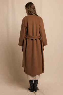 Mujer Slowlove Abrigos>Abrigo largo con doble botonadura