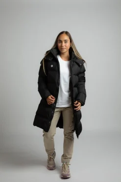 Mujer Izas Deporte|Chaquetas>Abrigo largo de fibra