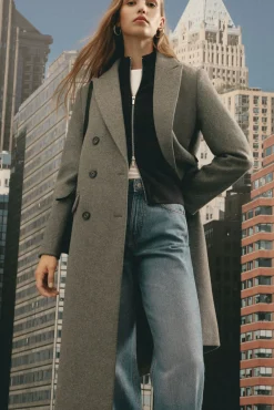 Mujer Springfield Abrigos>Abrigo largo doble abotonadura