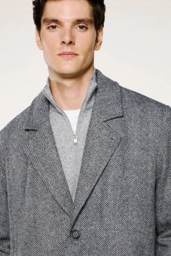 Hombre Selected Abrigos>Abrigo largo lana