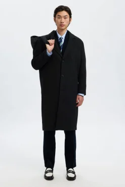 Hombre Selected Abrigos>Abrigo largo lana