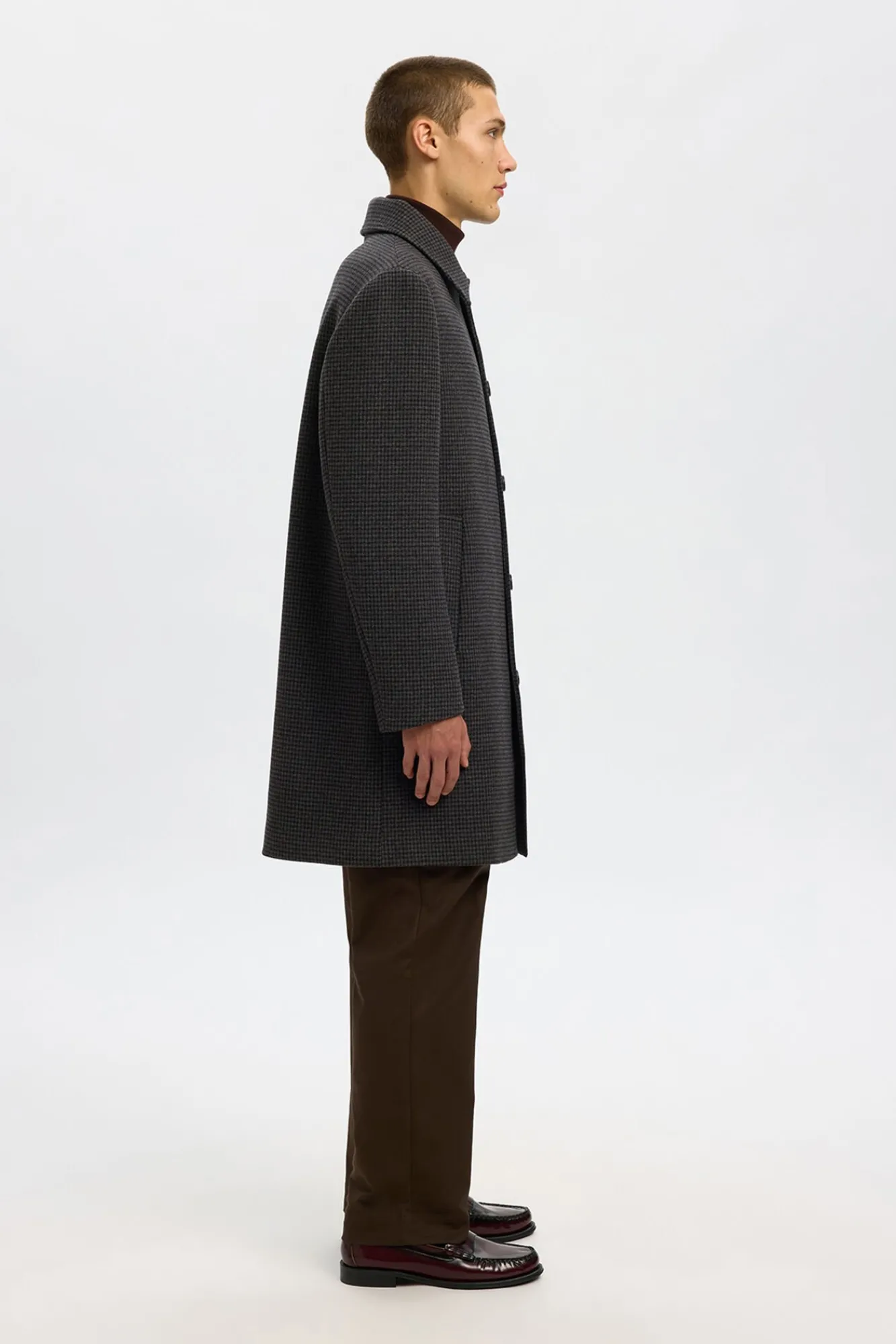 Hombre Selected Abrigos>Abrigo largo lana