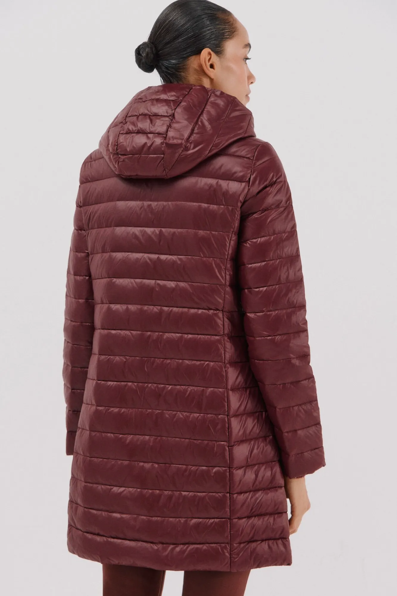 Mujer Cortefiel Plumíferos Y Acolchados|Abrigos>Abrigo largo plumas