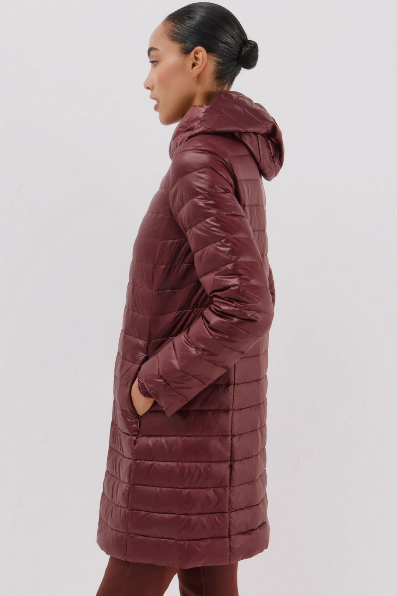 Mujer Cortefiel Plumíferos Y Acolchados|Abrigos>Abrigo largo plumas