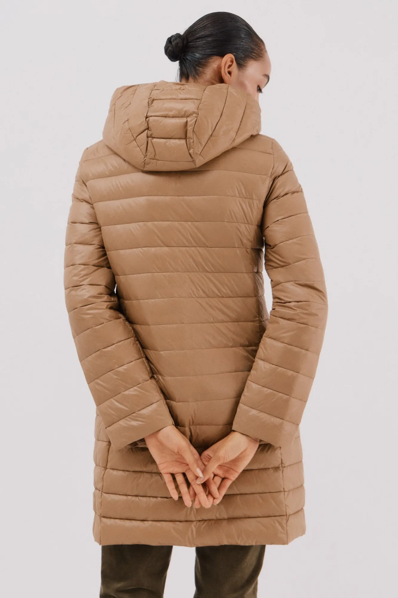 Mujer Cortefiel Plumíferos Y Acolchados|Abrigos>Abrigo largo plumas