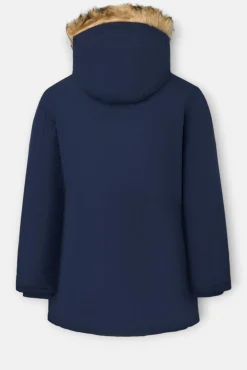 Hombre Silbon Abrigos>Abrigo largo tecnico capucha