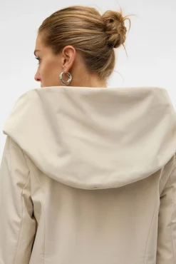 Mujer Vero Moda Chaquetas|Abrigos>Abrigo mide efecto neopreno