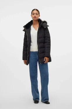 Mujer Vero Moda Chaquetas|Plumíferos Y Acolchados>Abrigo midi acolchado