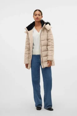 Mujer Vero Moda Chaquetas|Plumíferos Y Acolchados>Abrigo midi acolchado
