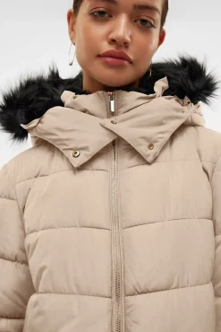 Mujer Vero Moda Chaquetas|Plumíferos Y Acolchados>Abrigo midi acolchado