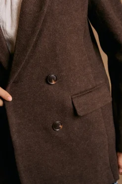 Mujer Polín Et Moi Chaquetas|Abrigos>Abrigo paño Amaia