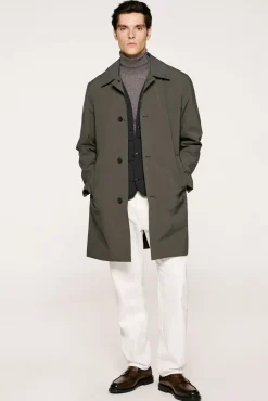 Hombre Selected Abrigos>Abrigo técnico resistente al agua con chaleco desmontable