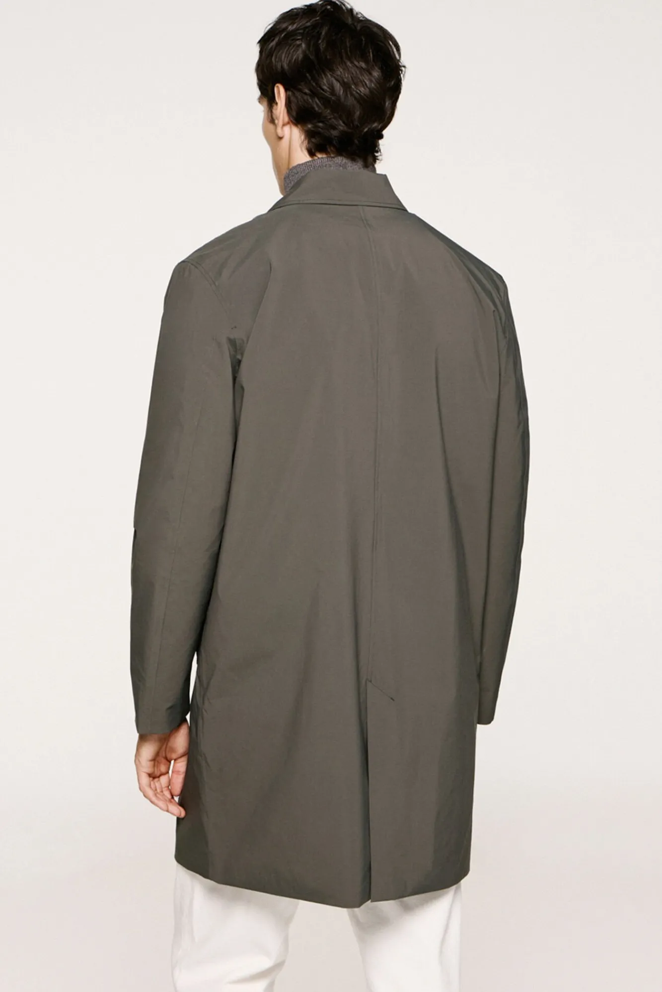 Hombre Selected Abrigos>Abrigo técnico resistente al agua con chaleco desmontable