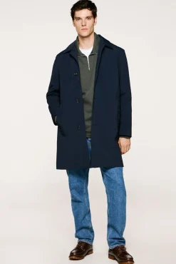 Hombre Selected Abrigos>Abrigo técnico resistente al agua con chaleco desmontable