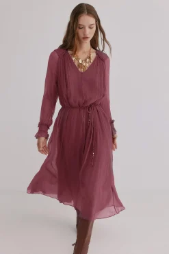 Mujer Hoss Intropia Vestidos>Alejandra. Vestido fluido